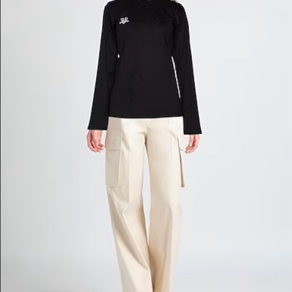 Black Meimeij Long Sleeve Cotton